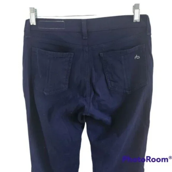 Rag & Bone Dark Navy Blue Leggings Skinny Jeans Womens Size 27 - Picture 6 of 8